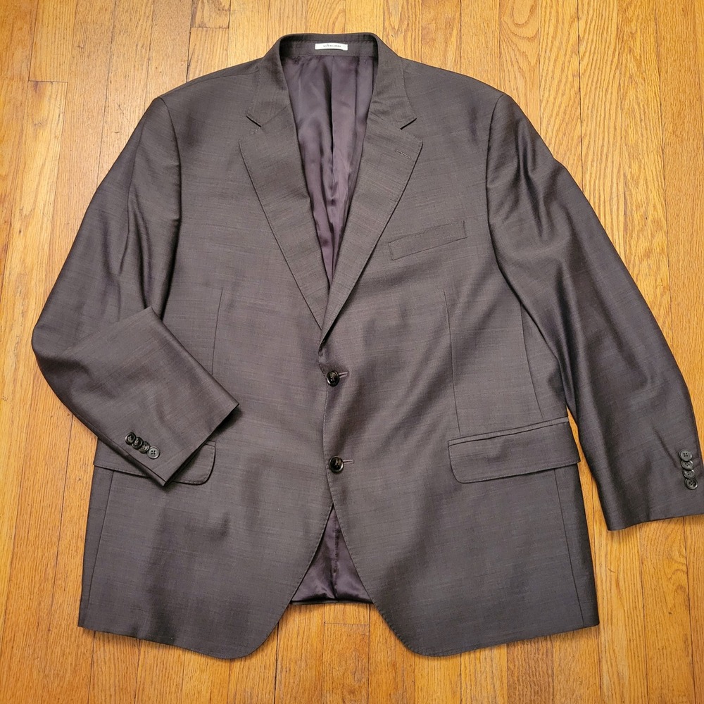 Peter Millar 48R Blazer Brown Wool‎ Sport Coat Blazer Dapper Dandy Preppy Formal